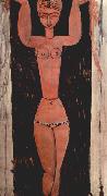 Stehende Karyatide Amedeo Modigliani